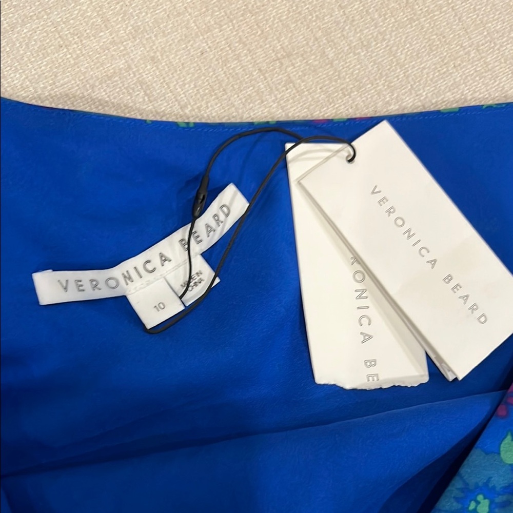 Veronica Beard Lyric floral silk blouse NEW - Picture 2 of 5